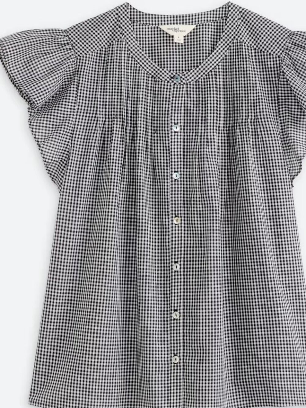 Market & Spruce Emile Cotton Blouse